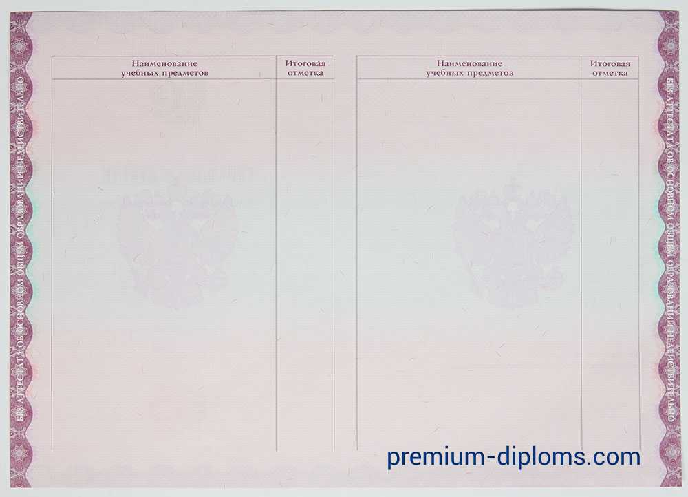 Аттестат 9 классов 2014-2026 год фото